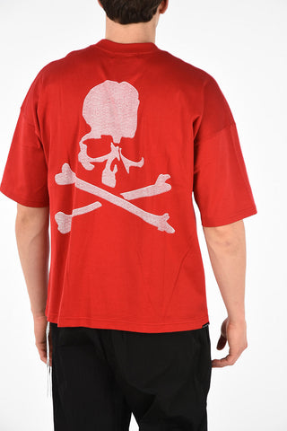 Cotton Printed Oversized Crew-Neck T-Shirt 