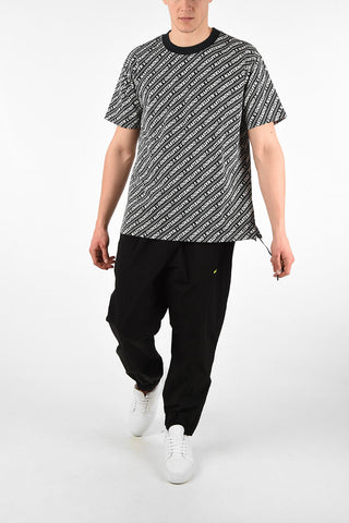 Monogram Cotton Oversized Crew-Neck T-Shirt 