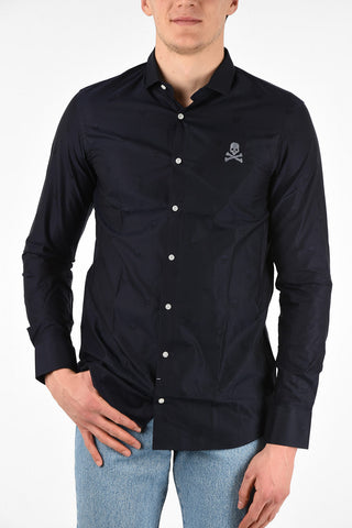 HOMME camicia ricamo Teschio