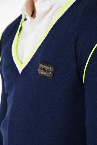 maglia scollo a V 