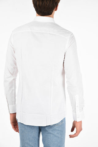HOMME All Over Skull Embroidery shirt