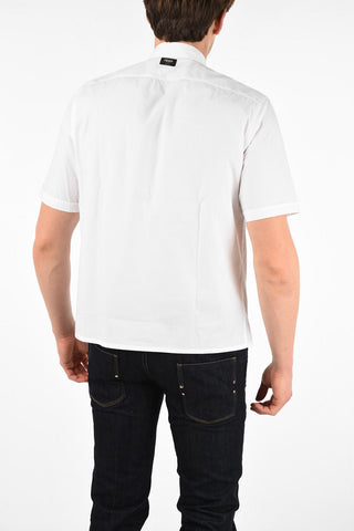 Camicia a Maniche Corte ABLA in Cotone con Collo Francese