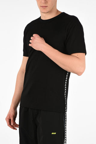 Cotton Printed Oversized Crew-Neck T-Shirt 
