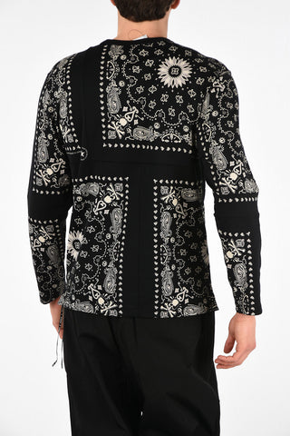 Printed Cotton Oversized Long Sleeve T-Shirt