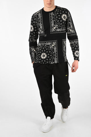 Printed Cotton Oversized Long Sleeve T-Shirt