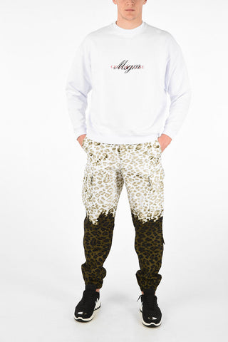 Cotton Printed Crew-Neck Sweatshirt