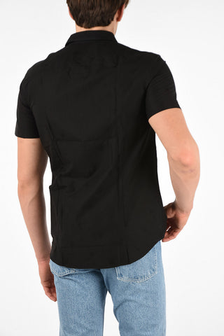 HOMME camicia SKULLYNICIOUS ricamo Teschio a Manica corta