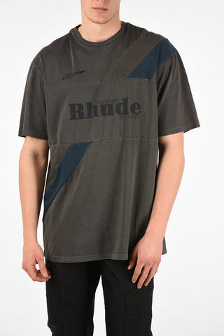 RHUDE Printed Cotton Crew-Neck T-Shirt