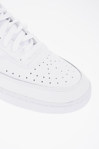leather NIKE COURT VISION MID High-top Sneakers with Logo