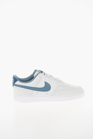 Leather NIKE COURT VISION LO Sneakers with Logo