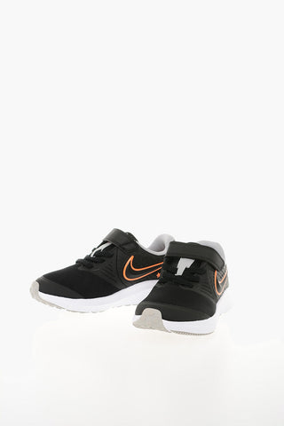 Leather and Fabric  NIKE STAR RUNNER 2 (PSV) Sneakers with Touch Strap