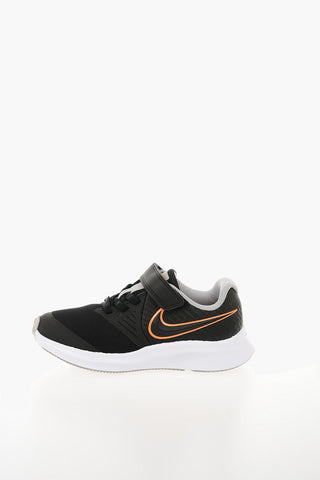 Leather and Fabric  NIKE STAR RUNNER 2 (PSV) Sneakers with Touch Strap