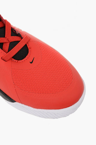 High-top Sneakers TEAM HUSTLE D 9 (PS) in Pelle e Tessuto con Chiusura Velcro