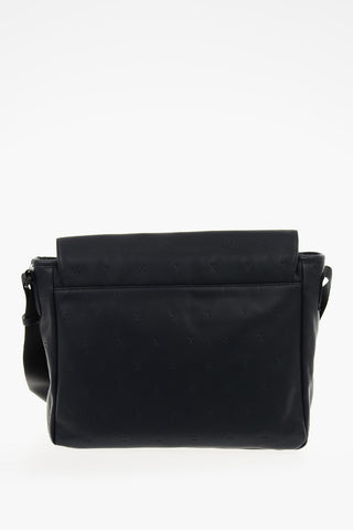 ARMANI EXCHANGE Monogram Embroidered Ecoletaher Messenger Bag