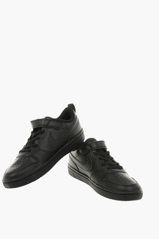 Sneaker NIKE COURT BOROUGH LOW 2 (PSV) in pelle  con Chiusura Velcro