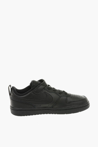 Sneaker NIKE COURT BOROUGH LOW 2 (PSV) in pelle  con Chiusura Velcro