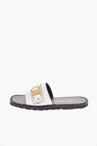 Slides in Pelle con Applicazione Contrasto 