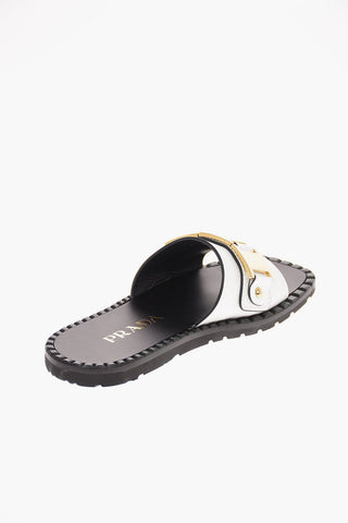 Slides in Pelle con Applicazione Contrasto 