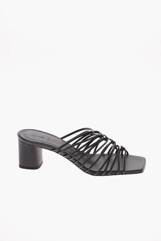 7cm leather PEARL Mules