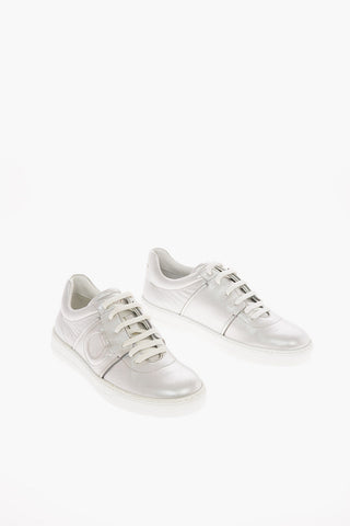 Sneaker FASANO in pelle lamé