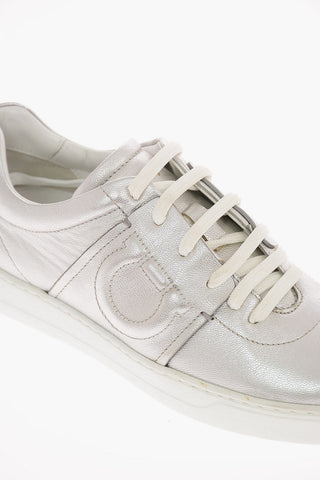 Sneaker FASANO in pelle lamé