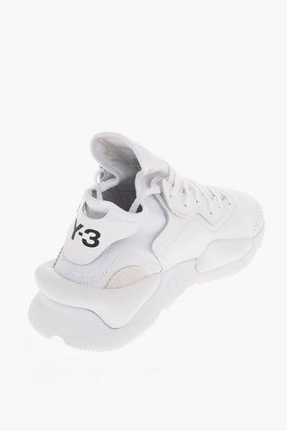ADIDAS leather Y-3 KAIWA High-top Sneakers