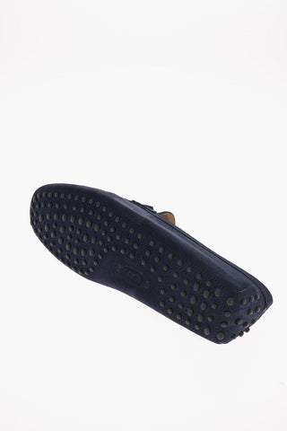 suede Bit loafers