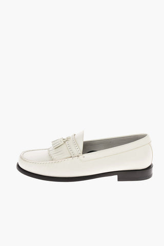 leather MAILLONS TRIOMPLE Kiltie loafers