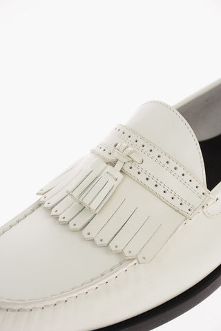 leather MAILLONS TRIOMPLE Kiltie loafers