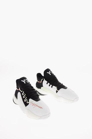 ADIDAS Leather and Fabric  Y-3 BYW BALL High-top Sneakers