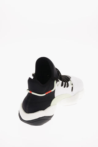 ADIDAS Leather and Fabric  Y-3 BYW BALL High-top Sneakers