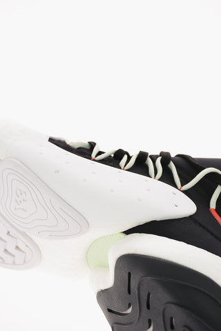 ADIDAS Leather and Fabric  Y-3 BYW BALL High-top Sneakers