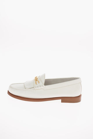 leather MAILLONS TRIOMPLE Kiltie loafers