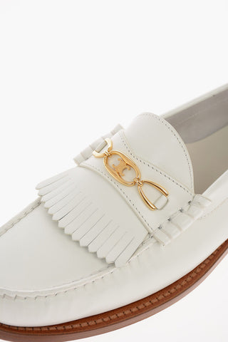 leather MAILLONS TRIOMPLE Kiltie loafers