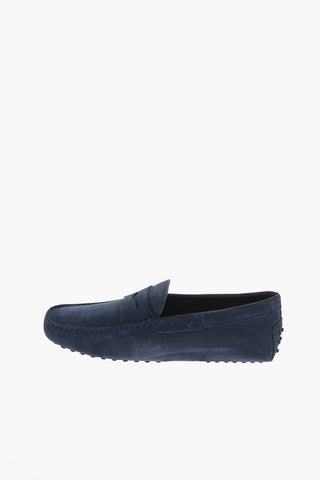 Penny loafer in camoscio