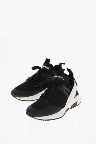 Sneaker in Pelle e Tessuto