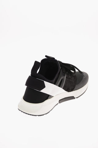 Sneaker in Pelle e Tessuto
