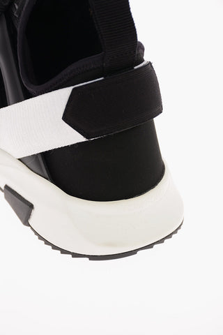 Sneaker in Pelle e Tessuto