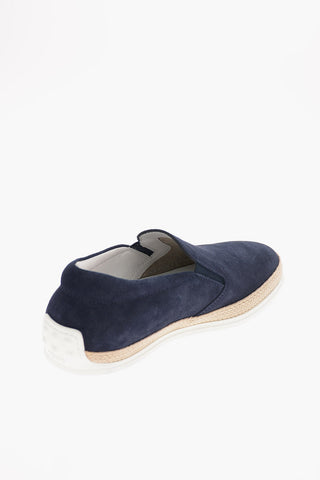 Sneaker Slip on  in camoscio