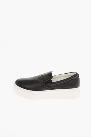 leather Slip on sneakers