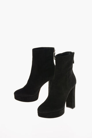 12cm suede RACHEL High heel ankle boots