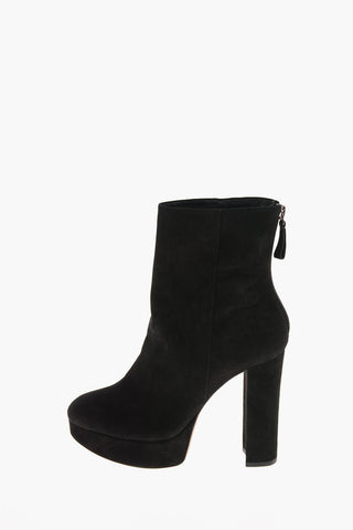 12cm suede RACHEL High heel ankle boots