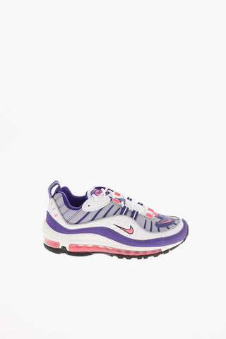 Sneaker W AIR MAX 98 ecopelle e Tessuto con Suola Air Bubble