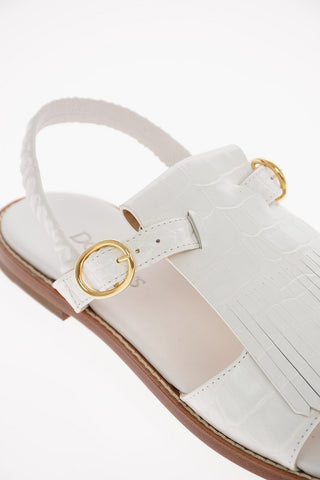 Sandali JINIA in pelle