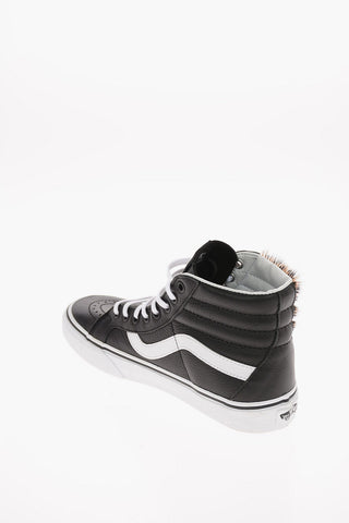 leather SK8-HI REISSUE High-top Sneakers with Ponyskin Details