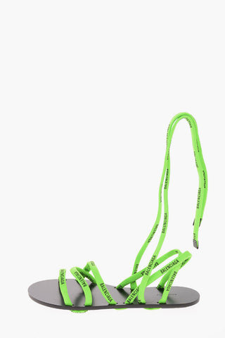 Logo Lace-up sandals
