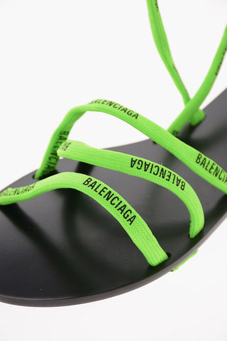 Logo Lace-up sandals