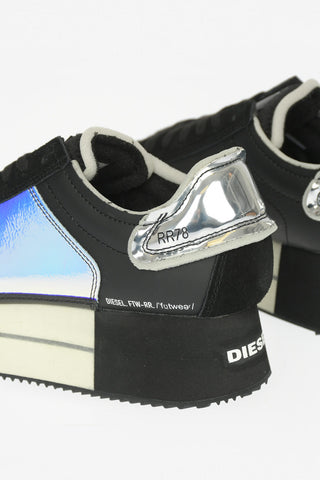 4,5cm Leather S-PYAVE Sneaker with Platform