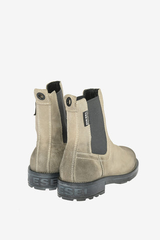 Suede Leather D-THROUPER Chelsea Boots