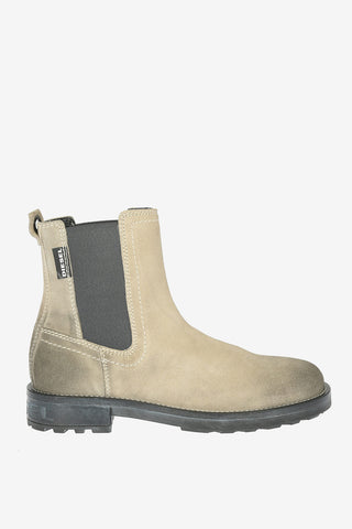 Suede Leather D-THROUPER Chelsea Boots